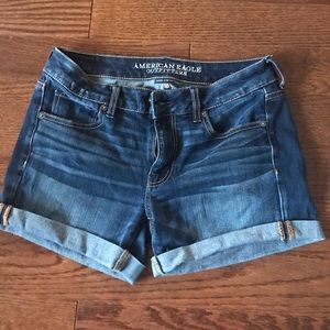 American Eagle Dark Wash Jean Shorts